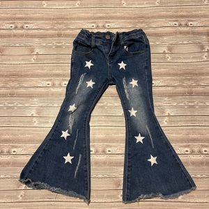 Boutique Type Stars and Denim  Bell Bottom Jeans 3T